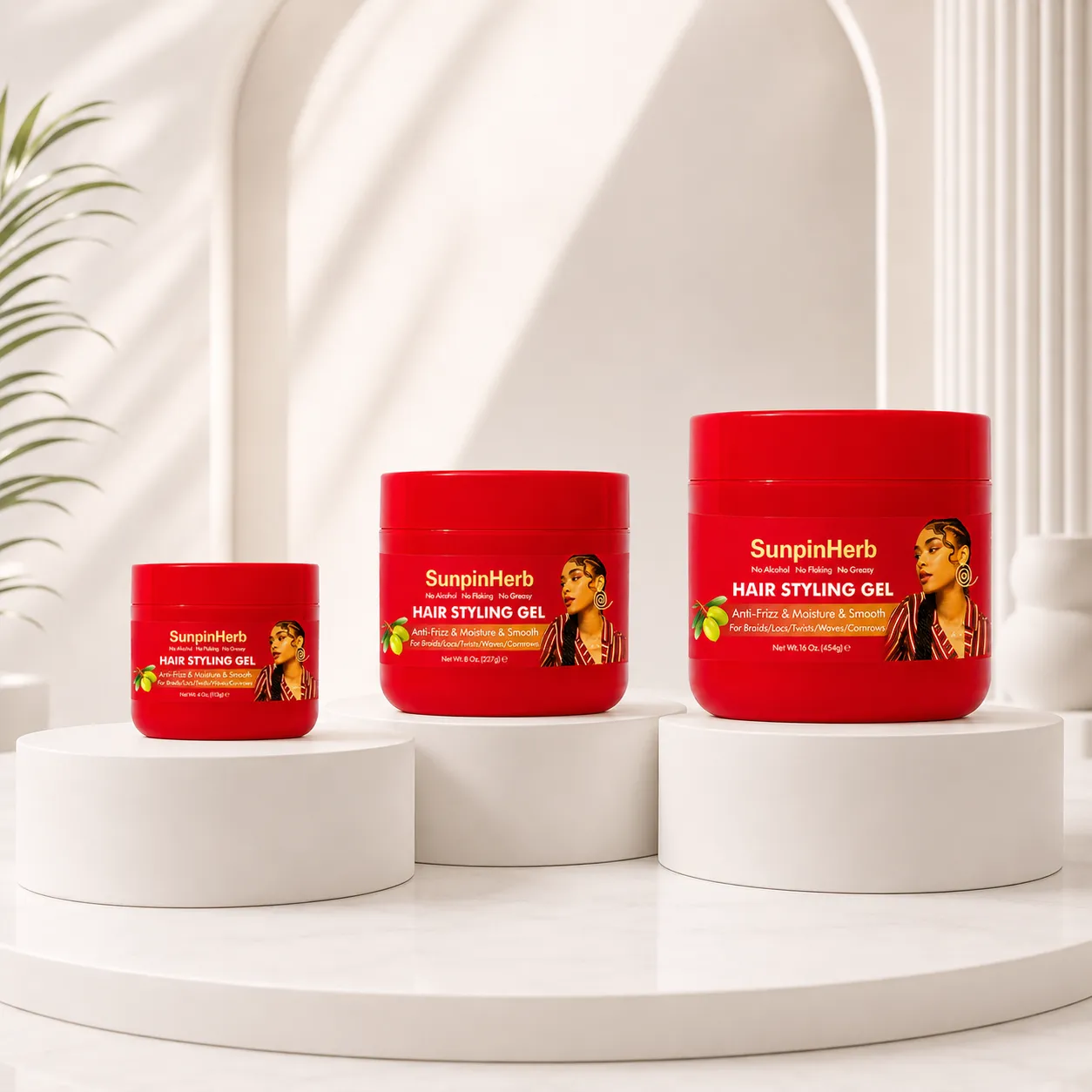 Sunpinherb Hair stying gel 4 8 16oz