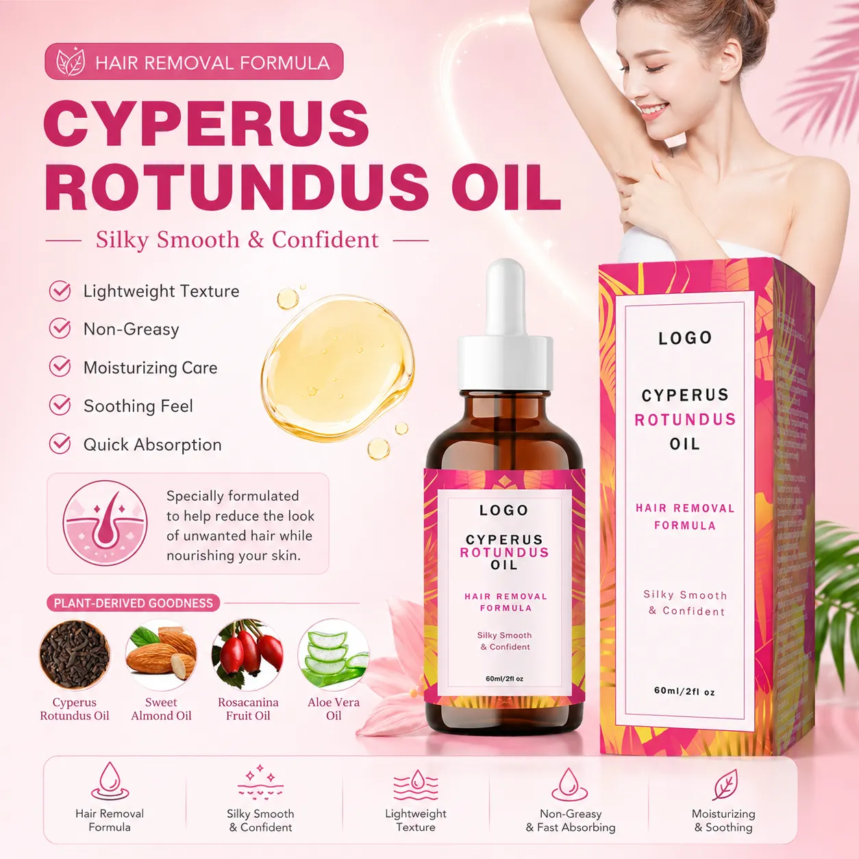 100% Raw Batana Oil Hair Balm for Hair Growth Care & Deep Nourishment – OEM/ODM Custom Formula
