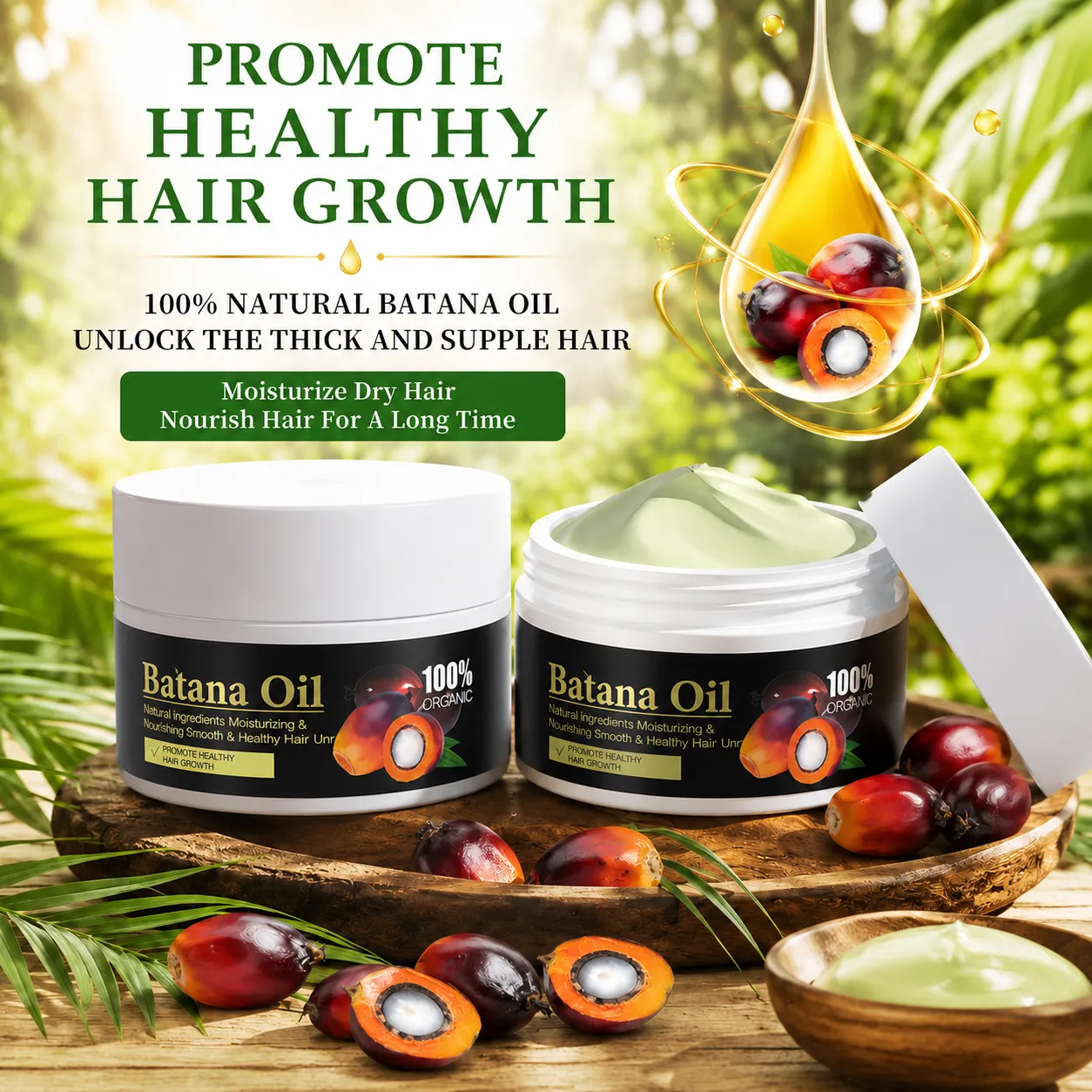 Batana Oil Hair Treatment Cream – OEM/ODM Custom Formula