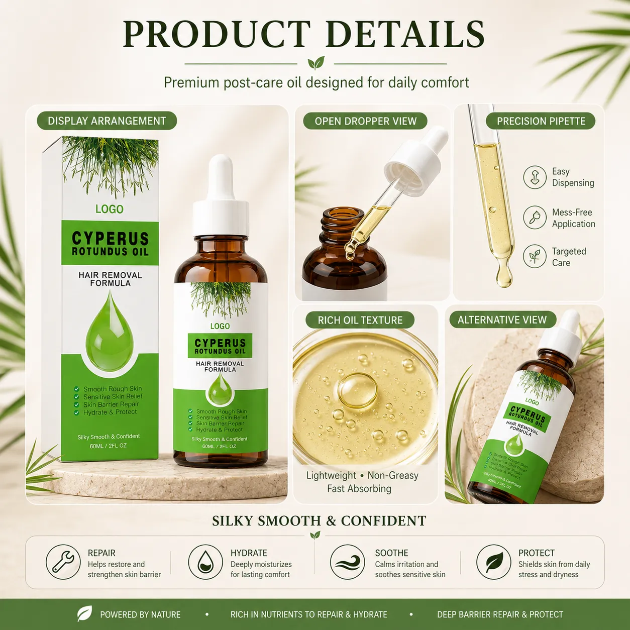 Private Label Cyperus Rotundus Oil