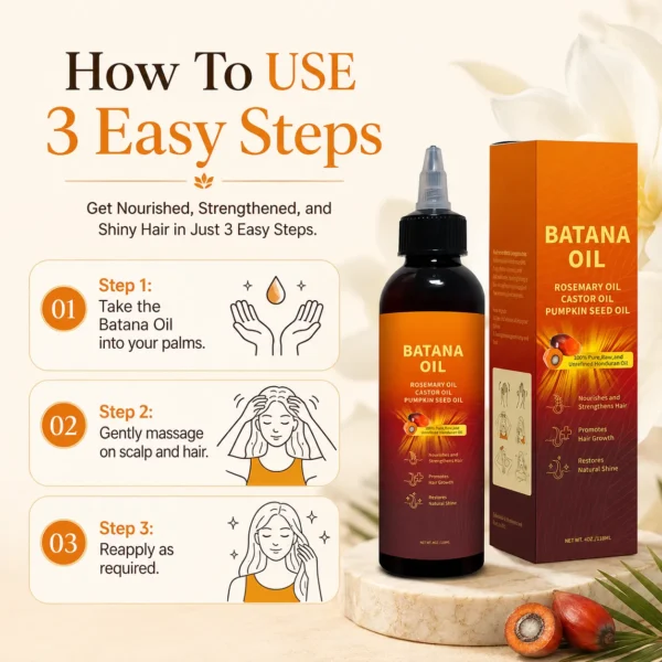 Batana Oil with Rosemary Castor & Pumpkin Seed Oil