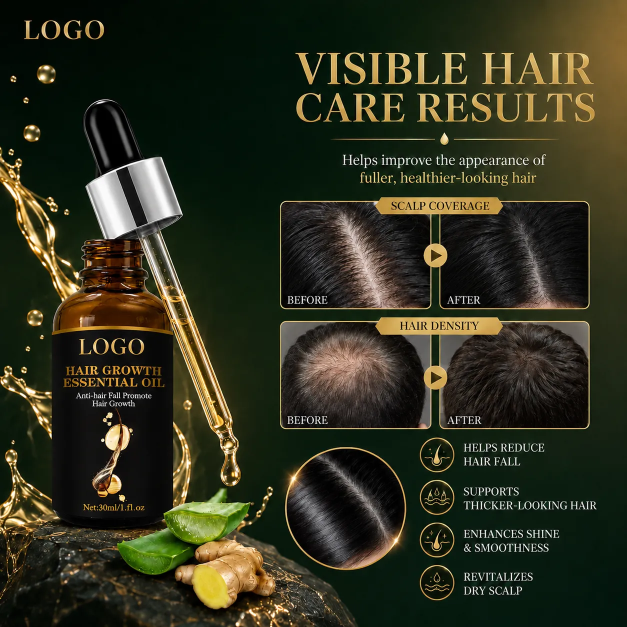 Private Label Hair Growth Essential Oil 30ml