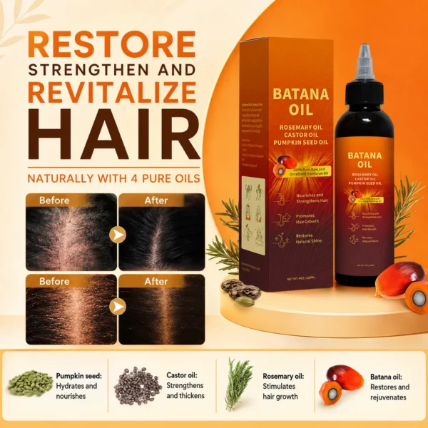 Batana Oil with Rosemary Castor & Pumpkin Seed Oil