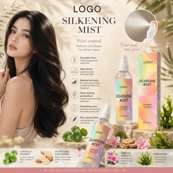 Private Label Silkening Mist Hair Spray 100ml