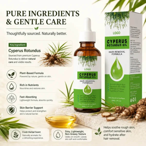 Private Label Cyperus Rotundus Oil