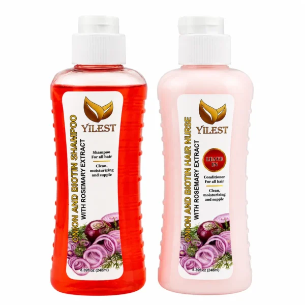 Onion & Biotin Shampoo & Hair Nurse Set