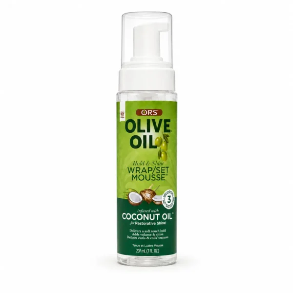 Private Label Olive Oil Wrap and Set Mousse for Soft Hold