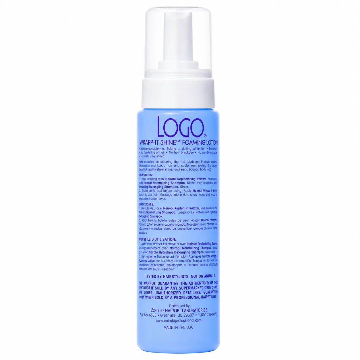 Wrapp-It Shine Foaming Lotion