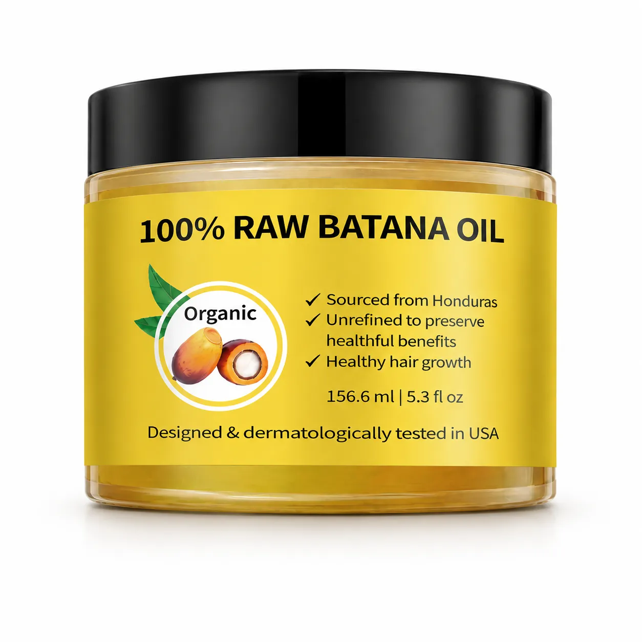 100% Raw Batana Oil Hair Treatment