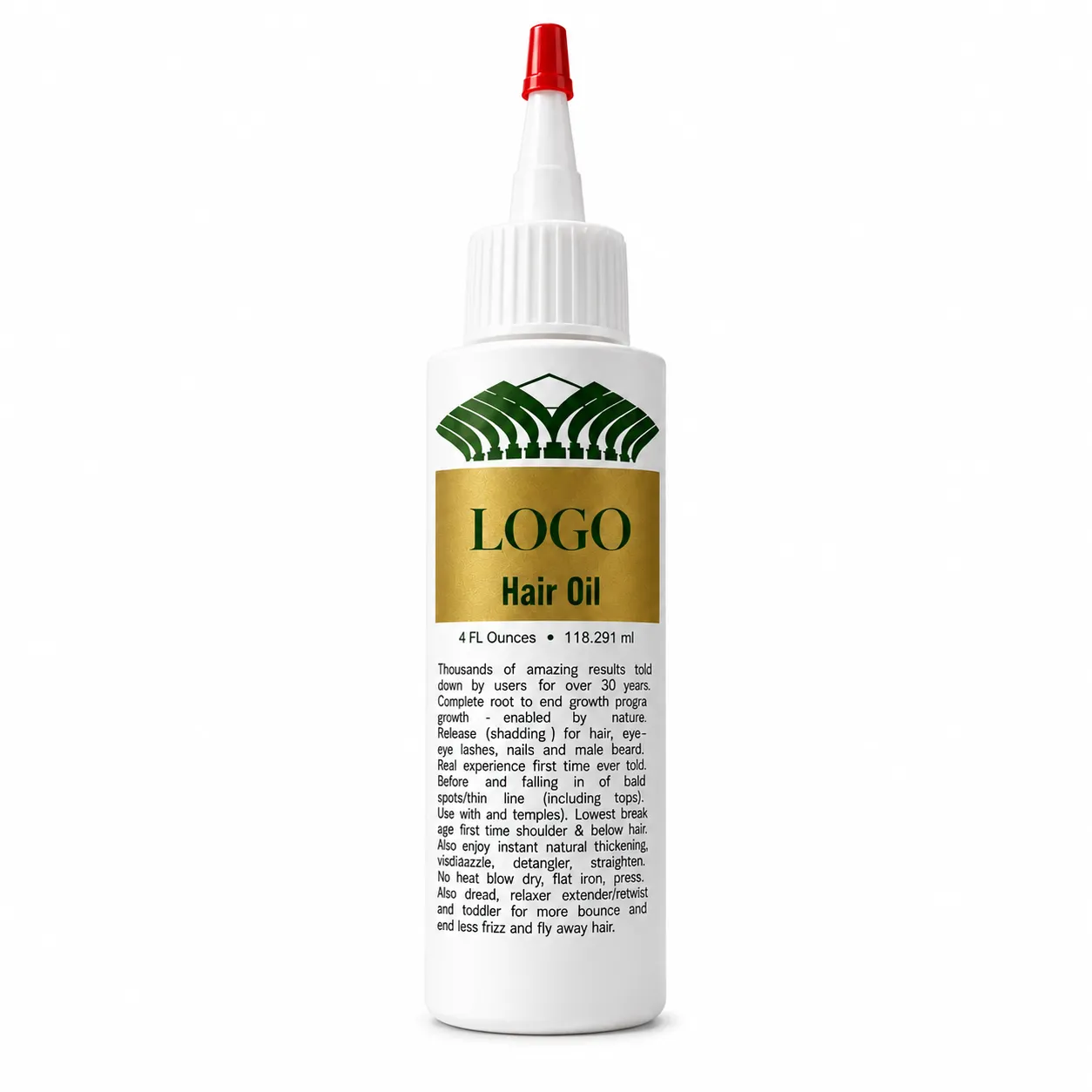Lightweight Hair Growth Oil for Scalp Nourishment Breakage Support & Frizz Control – OEM/ODM Custom Hair Oil