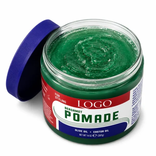 Bergamot Pomade Hair Styling Gel for Strong Hold Frizz Control & Shine – OEM/ODM Custom Formula