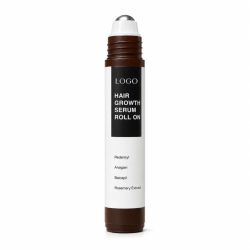 Hair Growth Serum Roll-On with Redensyl Anagain Baicapil & Rosemary Extract – OEM/ODM Custom Formula