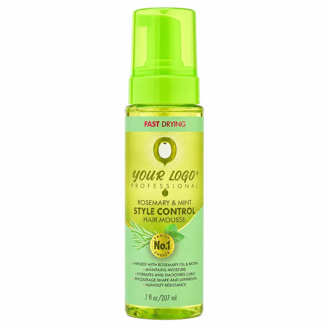Rosemary Mint Style Control Hair Mousse Rosemary Mint Style Control Hair Mousse